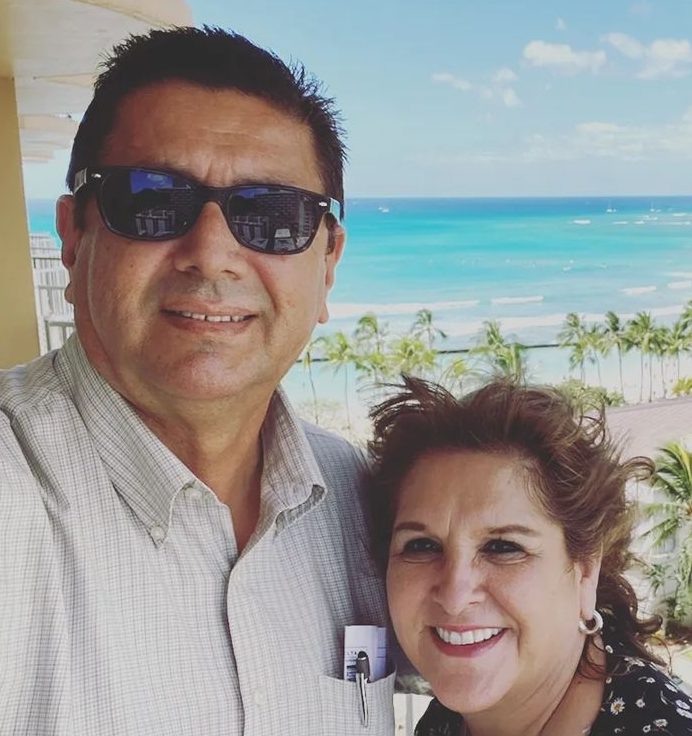 Mike Navar and his wife